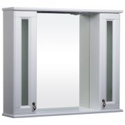 Зеркало-шкаф BAS Варна 105 белый стекло