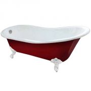 Ванна чугунная Magliezza Gracia Red WH 170x76