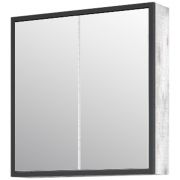 Зеркало-шкаф Corozo Айрон 70 чёрный/антик SD-00000280