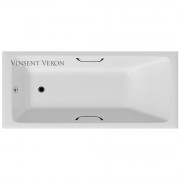 Ванна чугунная Vinsent Veron Kingston 180x80 с ножками и ручками