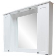 Зеркало-шкаф Comforty Палермо 120 белый глянец