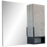 Зеркало-шкаф Comforty Франкфурт 90 бетон светлый