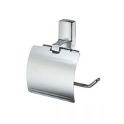 Держатель туалетной бумаги с крышкой WasserKRAFT Leine К-5025