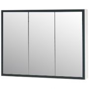 Зеркало-шкаф Corozo Айрон 90 чёрный/белый SD-00000409