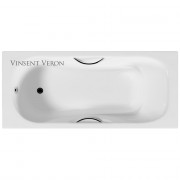 Ванна чугунная Vinsent Veron Aura 150x75 с ножками и ручками